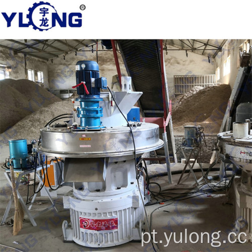 YULONG XGJ560 1.5-2TON / H Máquina de prensagem de pellets de resíduos de papel